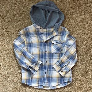 Boys Flannel Hoodie